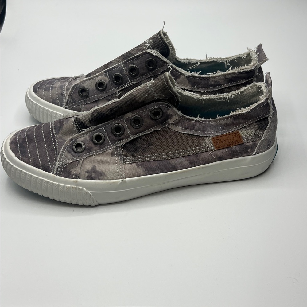Blowfish‎ Play - gray camo canvas shoes